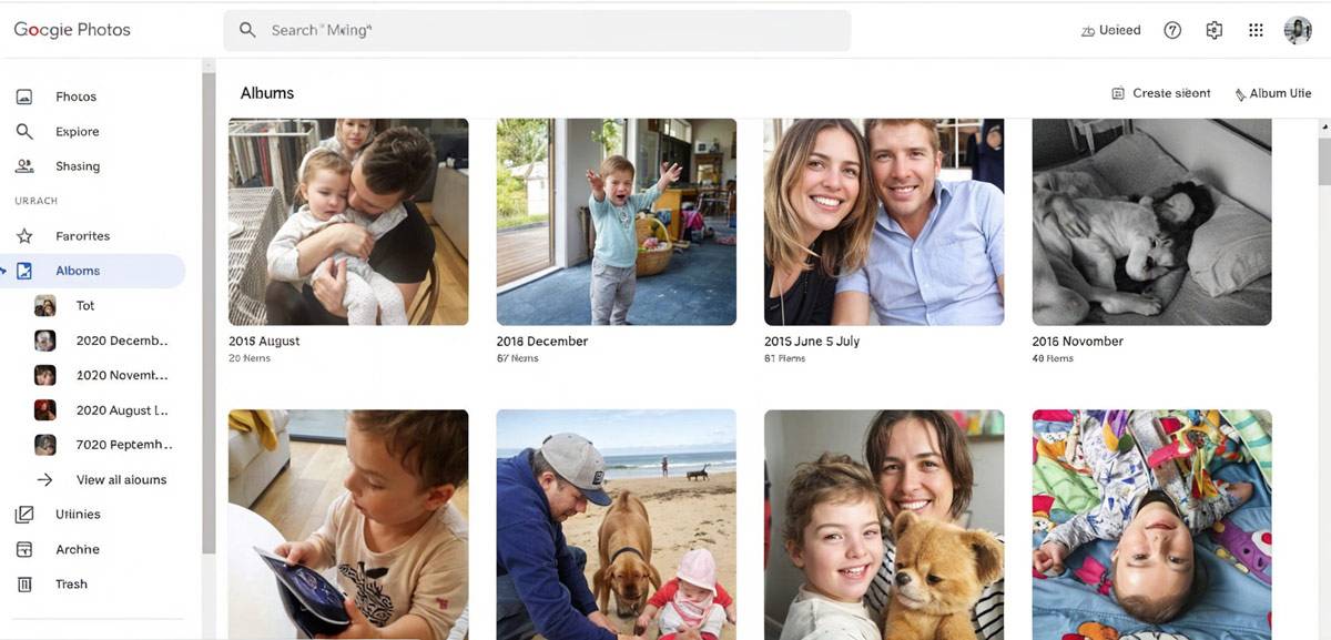 Google fotos para guardar galerías