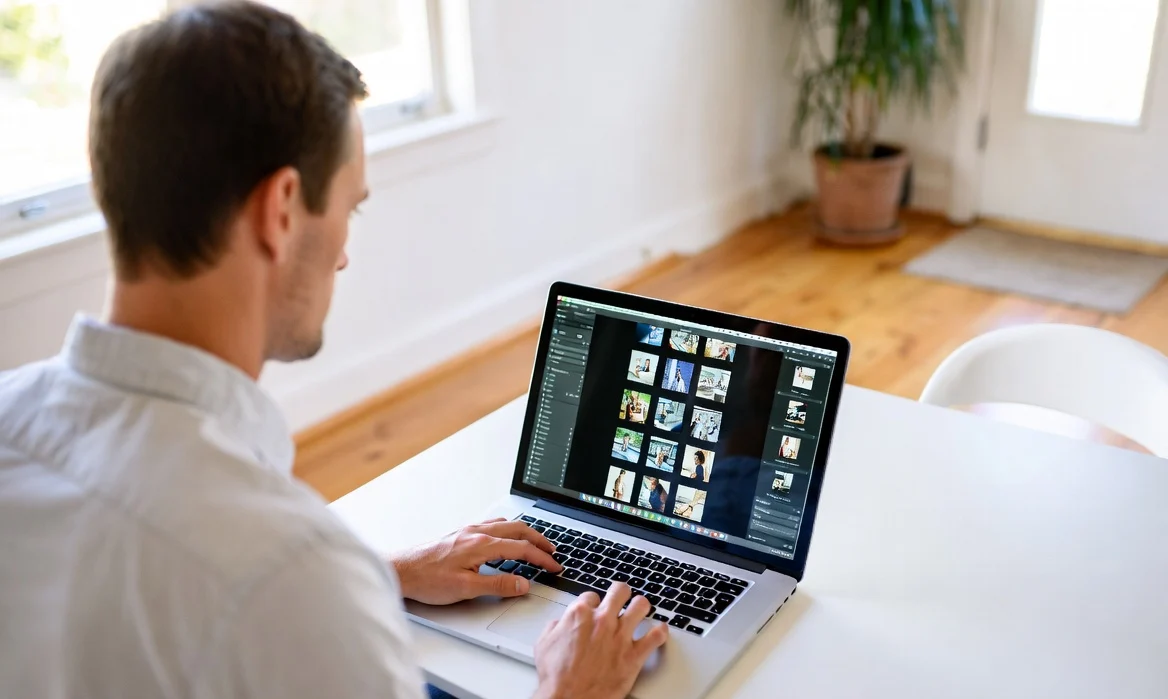 Album de fotos tradicional diseno ordenador digital