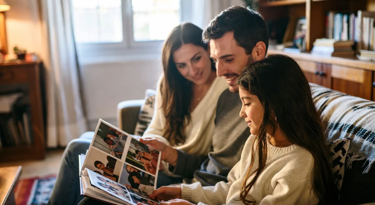 Album de fotos tradicional preservar recuerdos