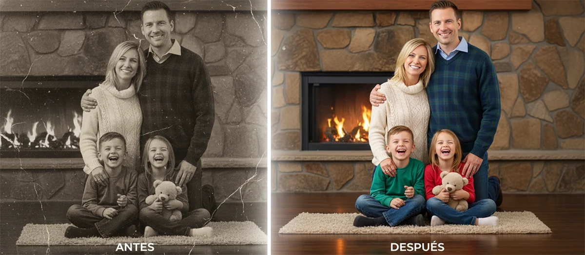 Curación de fotos antiguas anupix