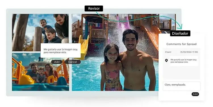 Servicio de Revision de albums de fotos personalizados Anupix