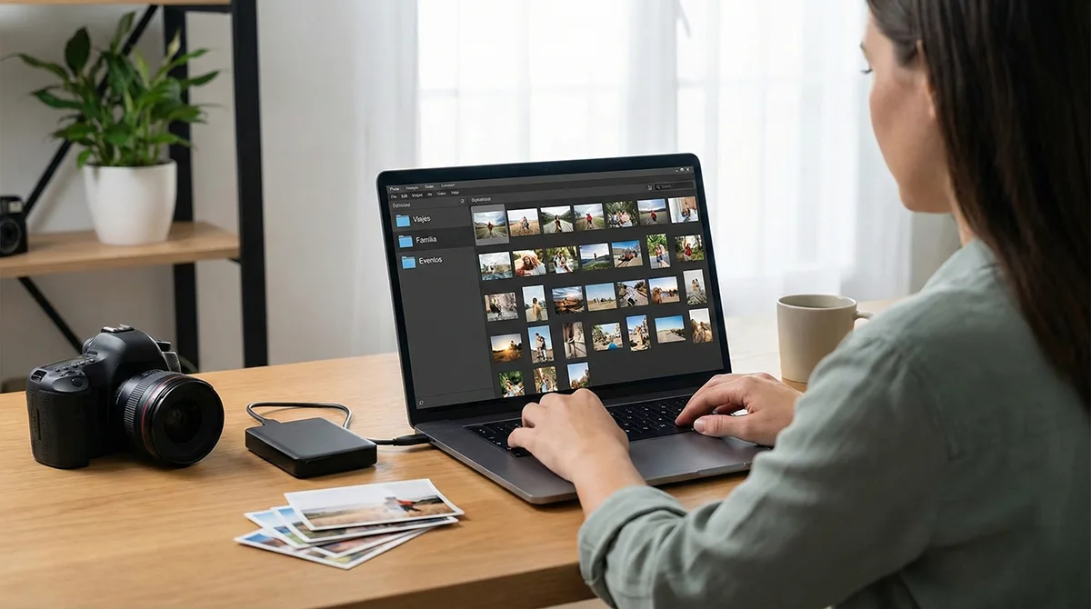 Cómo organizar 5.000 fotos en tu móvil antes de crear tu álbum