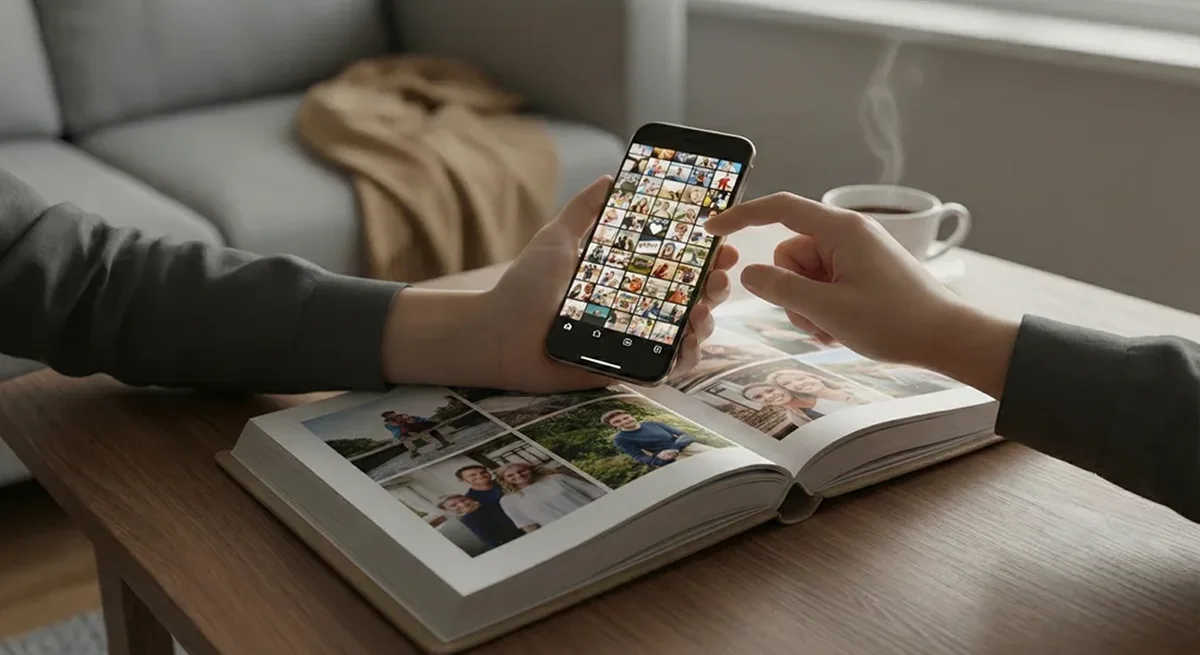 Cómo organizar fotos en tu móvil antes de crear tu álbum de fotos