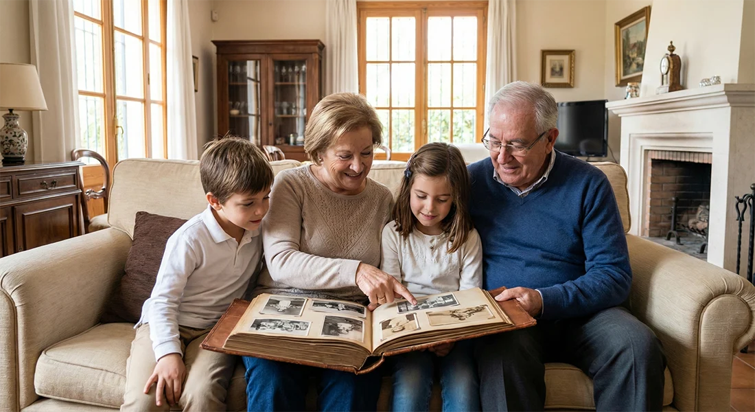 Mejores Frases para álbums de fotos antiguas con abuelos