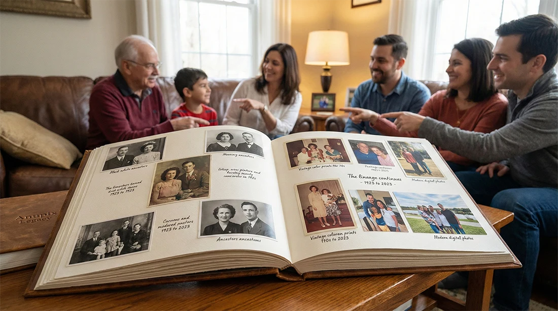 Abum de fotos originales te lo creamos nosotros en familia