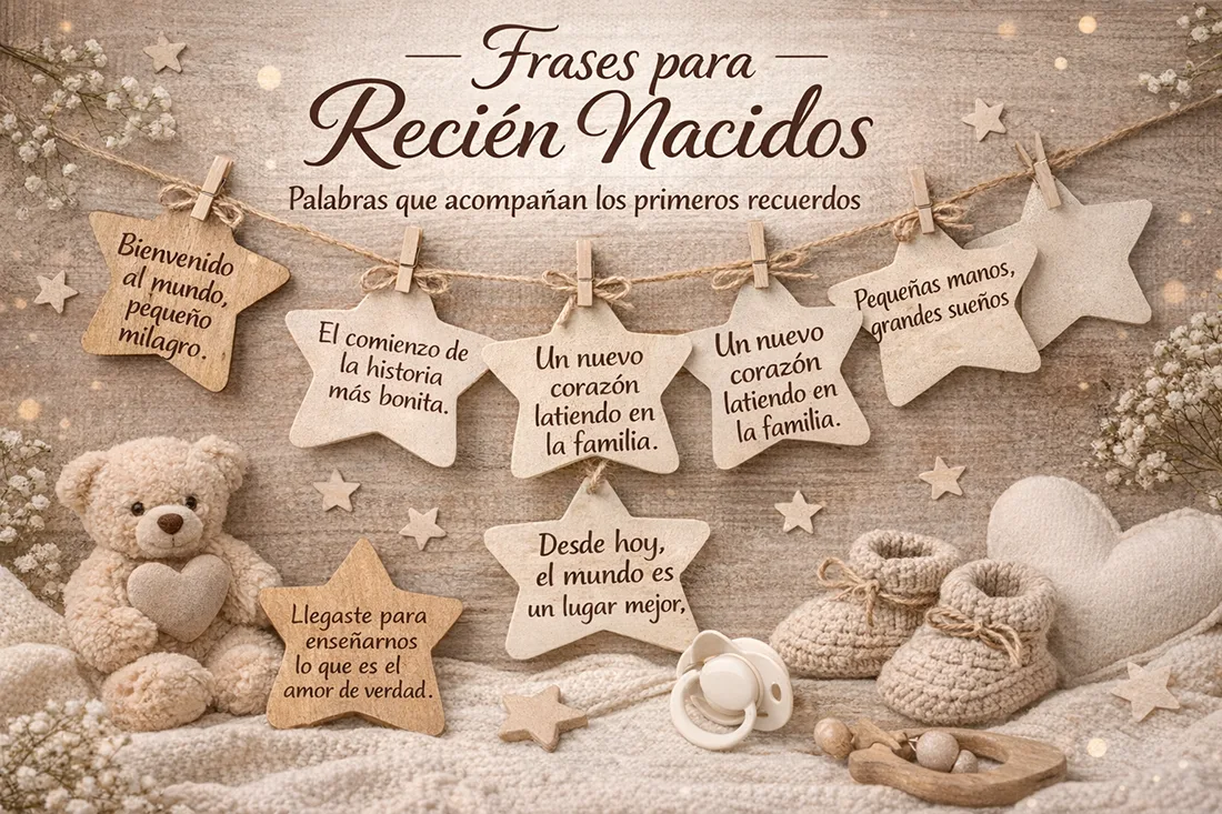 Frases maravillosas para recien nacidos primer hijo