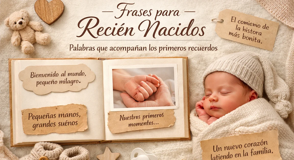 Mejores frases para recien nacidos