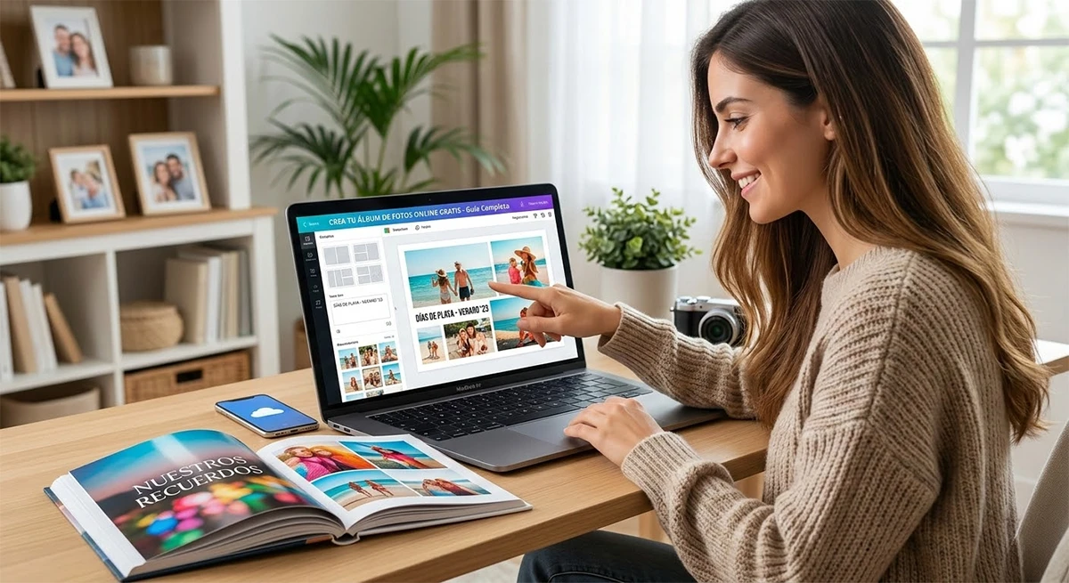 Crear álbum de fotos online gratis para imprimir