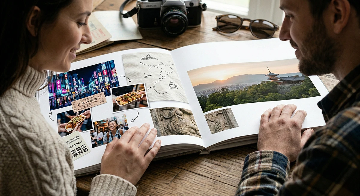 Ideas para un álbum de fotos de viaje