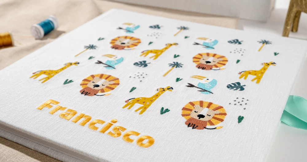 Álbum de fotos de lujo para bebes, hijos o niños