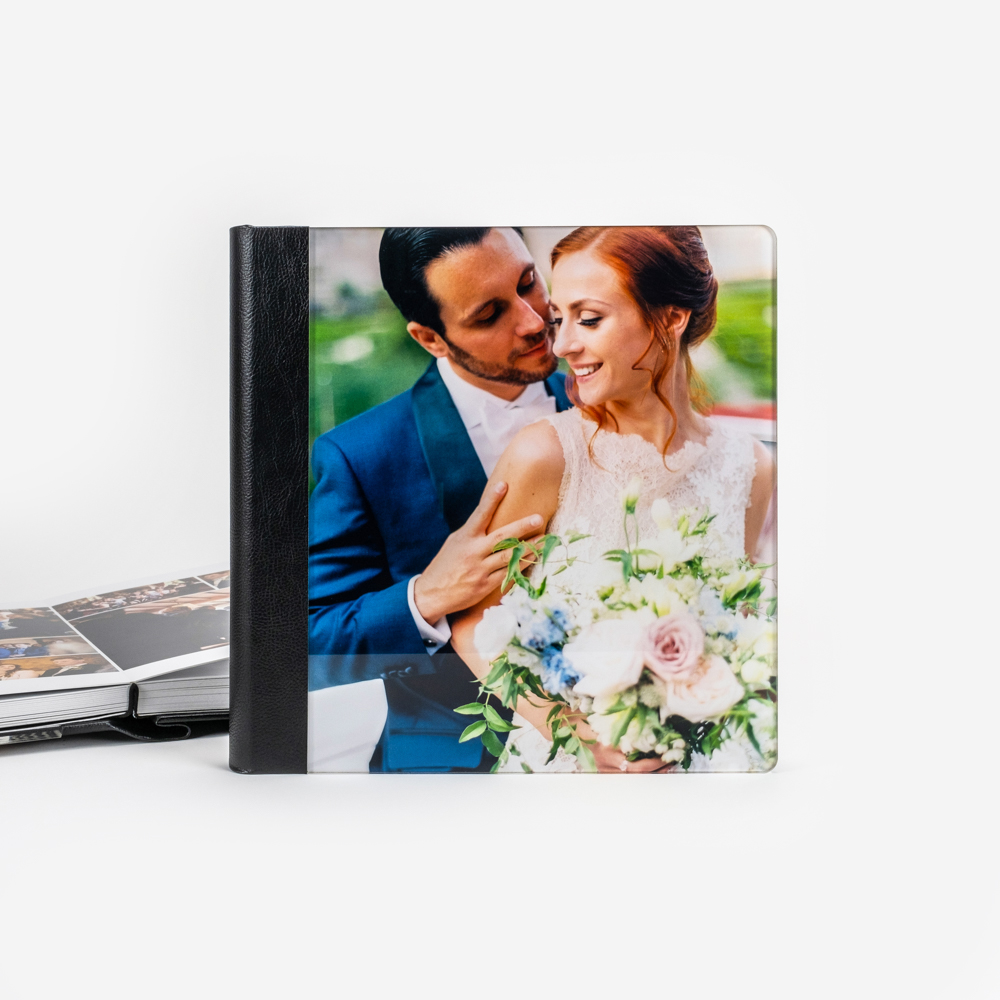 Álbum de fotos con una foto en la portada