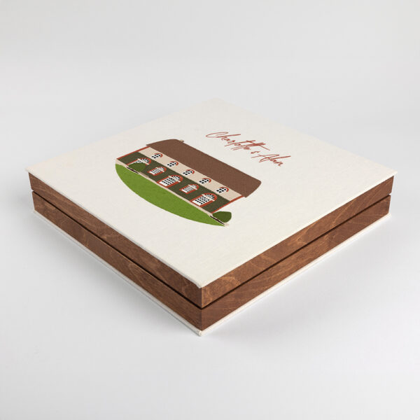 Caja Arcón Bordado para álbum