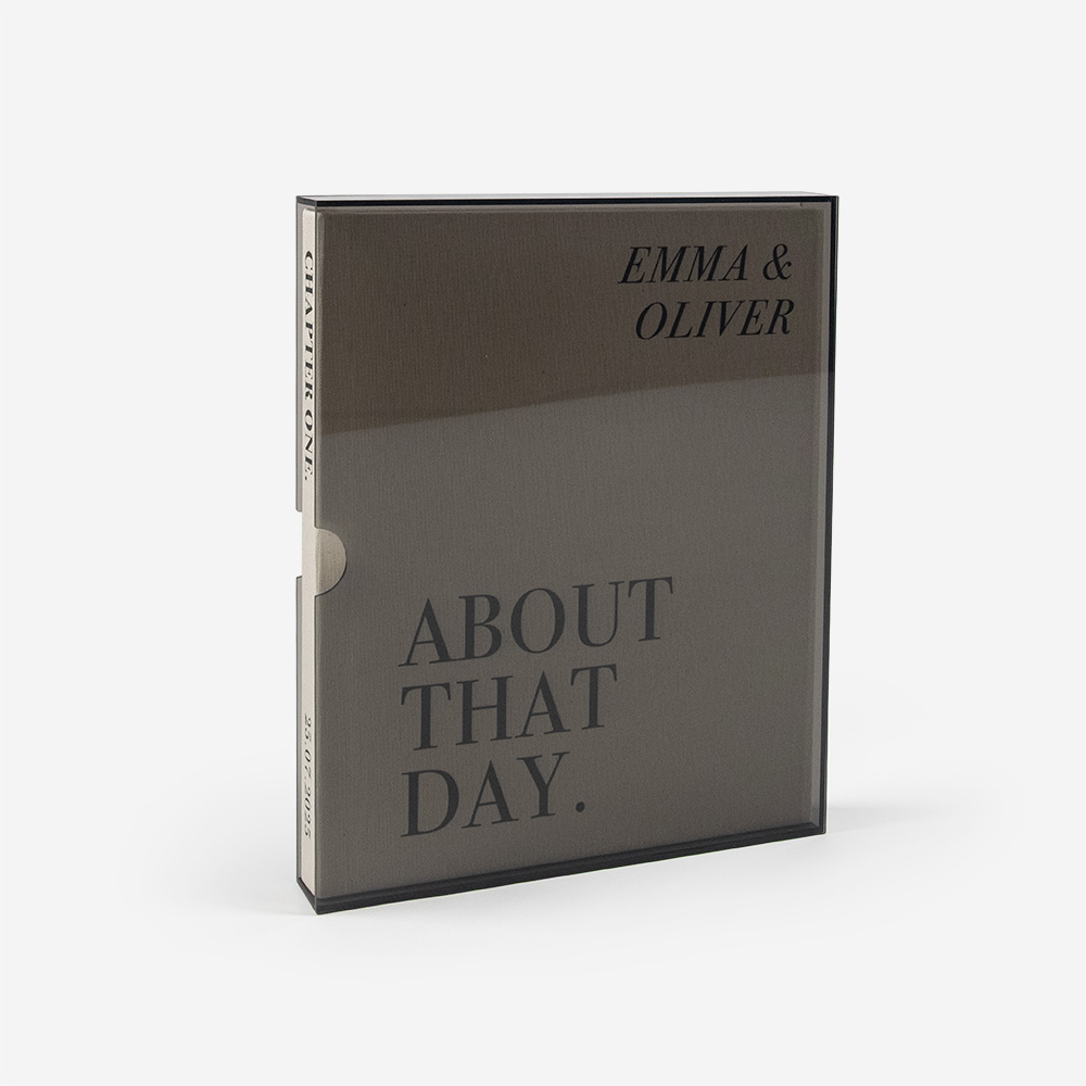 Caja Vitrina de acrílico para álbum